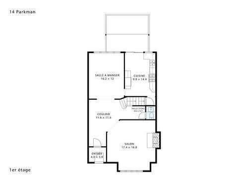 Plan (croquis) - 14 Place Parkman, Westmount, QC - Other