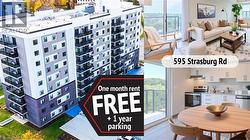 595 STRASBURG Road Unit# 211  Kitchener, ON N2E 4J1