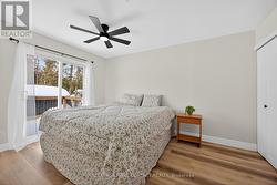 primary bedroom with sliding doors to deck - 