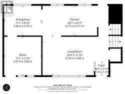 main level floor plan - 