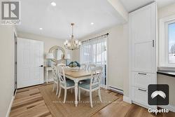 Virtually staged dining area - 