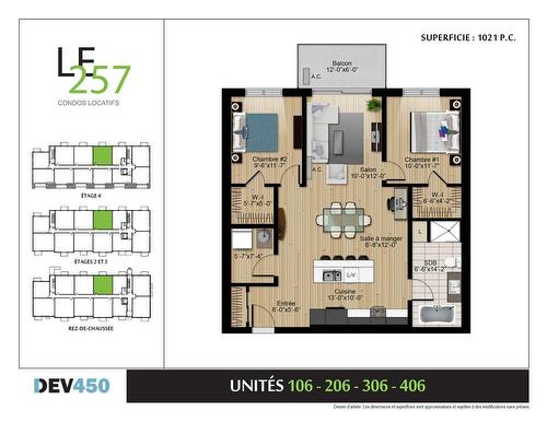 Drawing (sketch) - 406-257 Rue Blainville E., Sainte-Thérèse, QC - Other