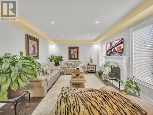 35 Wilmot Road, Brantford, ON - Indoor Photo Showing Living Room With Fireplace
