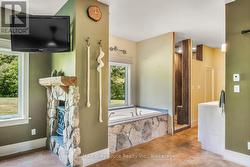 Soaker tub with scenic views - 