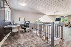 Upstairs is a large, versatile loft - 