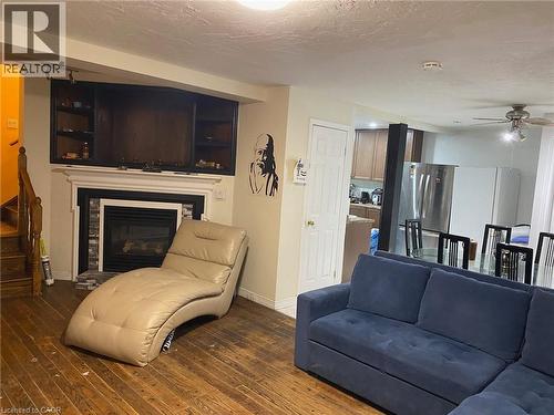 287 Blucher Road, Kitchener, ON - Indoor Photo Showing Living Room With Fireplace