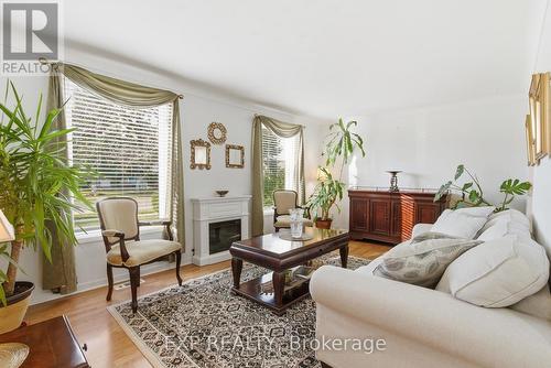 510 1/2 Niagara Street, St. Catharines (Vine/Linwell), ON - Indoor Photo Showing Living Room With Fireplace