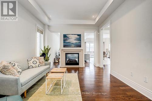 17 Horse Rake Road, Vaughan, ON - Indoor Photo Showing Living Room With Fireplace