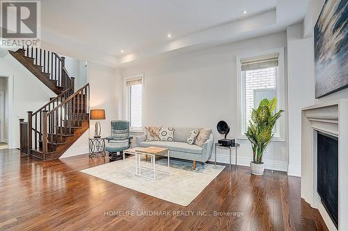 17 Horse Rake Road, Vaughan, ON - Indoor Photo Showing Living Room With Fireplace