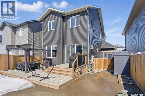 328 Barrett Street, Saskatoon, SK - Outdoor With Deck Patio Veranda With Exterior