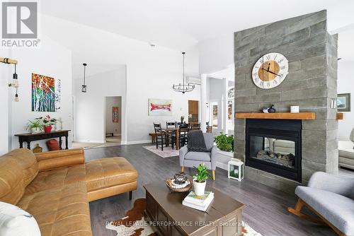 2 Barry Street, South Stormont, ON - Indoor Photo Showing Living Room With Fireplace