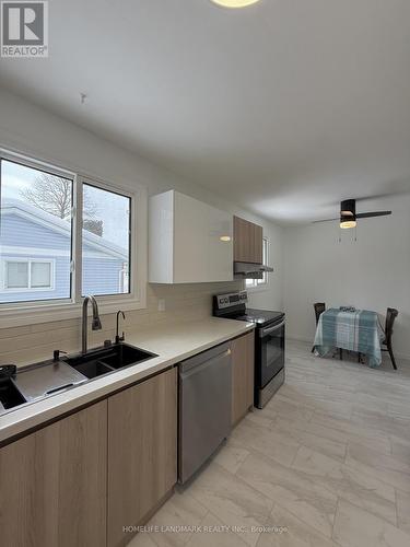 Kitchen+Dining - 1249 Lillian Boulevard, Greater Sudbury, ON - Indoor Photo Showing Kitchen With Double Sink