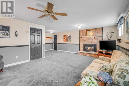 6575 Wendy Street, South Glengarry, ON - Indoor Photo Showing Living Room With Fireplace