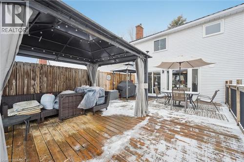 33 Chesterton Lane, Guelph, ON - Outdoor With Deck Patio Veranda With Exterior