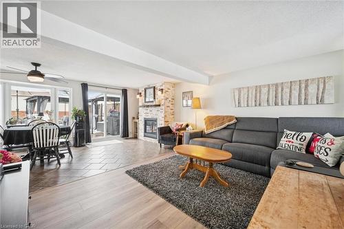 33 Chesterton Lane, Guelph, ON - Indoor Photo Showing Living Room With Fireplace