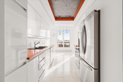 Cuisine - 602-700 Ch. Marie-Le Ber, Montréal (Verdun/Île-Des-Soeurs), QC - Indoor Photo Showing Kitchen With Double Sink