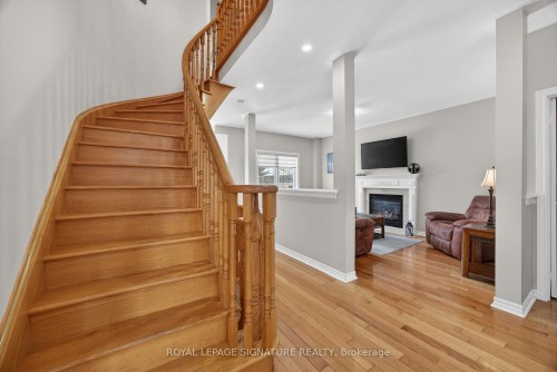 67 Penvill Trail, Barrie, ON - Indoor Photo Showing Other Room With Fireplace