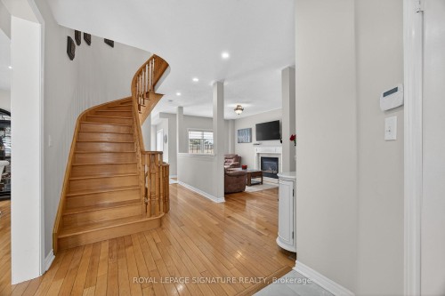 67 Penvill Trail, Barrie, ON - Indoor Photo Showing Other Room With Fireplace