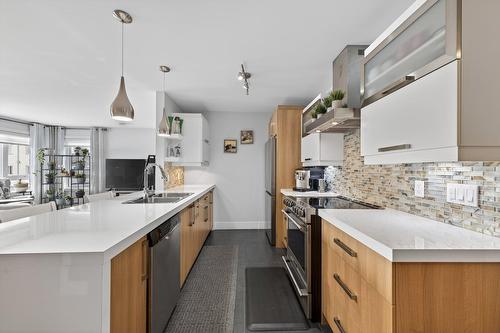Cuisine - 104-342 Rue St-André O., Granby, QC - Indoor Photo Showing Kitchen With Double Sink With Upgraded Kitchen