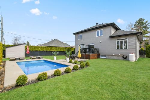Extérieur - 13970 Rue Guillaume-Alarie, Mirabel, QC - Outdoor With In Ground Pool With Backyard