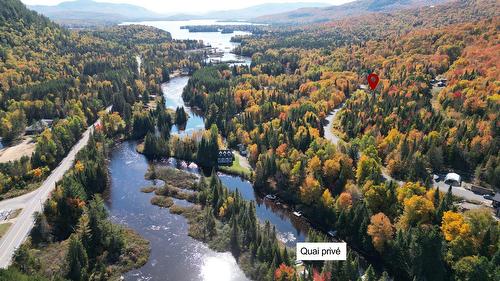 Photo aérienne - 93 Ch. Du Domaine-Ayotte, Saint-Donat, QC - Outdoor With Body Of Water With View