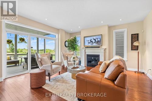 228 Mill Pond Place, Kingston (West Of Sir John A. Blvd), ON - Indoor Photo Showing Living Room With Fireplace
