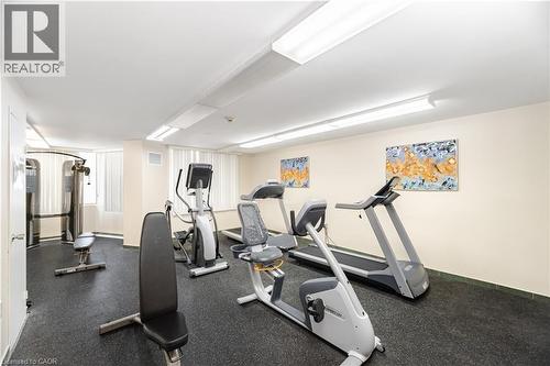 1580 Mississauga Valley Boulevard Unit# 1901, Mississauga, ON - Indoor Photo Showing Gym Room