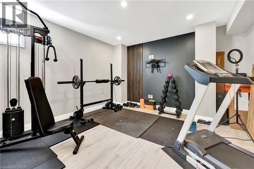 262 Grovehill Crescent, Kitchener, ON - Indoor Photo Showing Gym Room