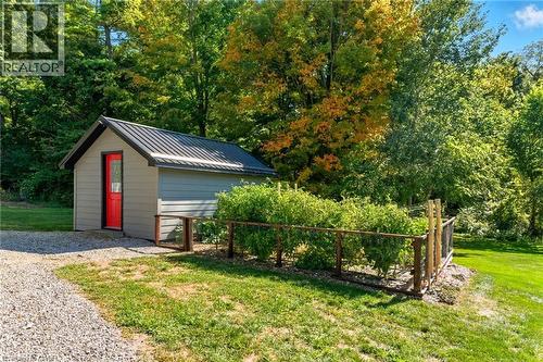 View of shed with view of scattered trees - 115 Lakeshore Road, Port Burwell, ON - Outdoor