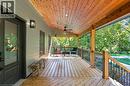 Deck featuring a ceiling fan - 115 Lakeshore Road, Port Burwell, ON  - Outdoor With Deck Patio Veranda With Exterior 