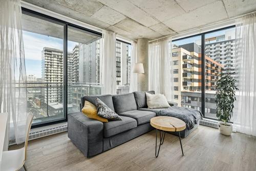 Salon - 1209-1165 Rue Wellington, Montréal (Le Sud-Ouest), QC - Indoor Photo Showing Living Room