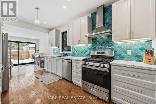 223 1/2 Borden Street, Toronto, ON - Indoor Photo Showing Kitchen With Upgraded Kitchen
