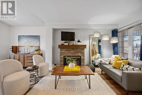 78 Mainprize Crescent, East Gwillimbury, ON - Indoor Photo Showing Living Room With Fireplace