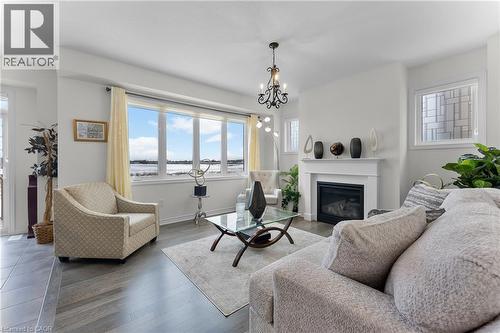 229 Vanilla Trail, Thorold, ON - Indoor Photo Showing Living Room With Fireplace