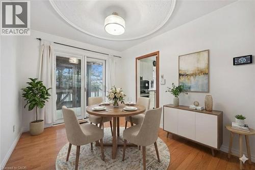 Virtually staged - 123 Lorraine Avenue, Kitchener, ON - Indoor Photo Showing Dining Room