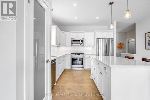 52 Charter Creek Court, St. Thomas, ON - Indoor Photo Showing Kitchen With Upgraded Kitchen