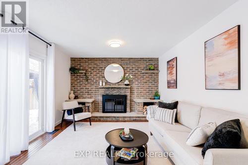 104 Stuart Street, Whitchurch-Stouffville, ON - Indoor Photo Showing Living Room With Fireplace