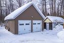 Detached, insulated, heated 30' x 24' shop/garage - 3304 Goldstein Road, Severn, ON  - Outdoor 