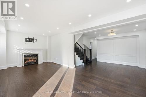 16 Stalbridge Avenue, Brampton, ON - Indoor Photo Showing Living Room With Fireplace
