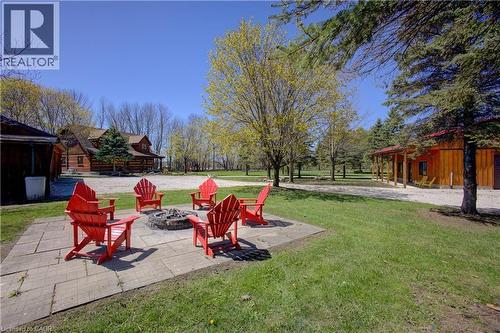 Built in fire pit - 802080 Grey Road 40, Chatsworth (Twp), ON - Outdoor