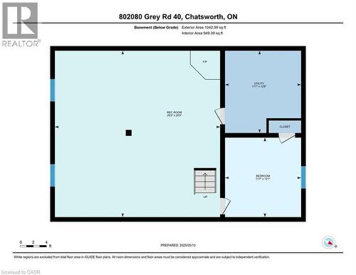 Basement - 802080 Grey Road 40, Chatsworth (Twp), ON - Other