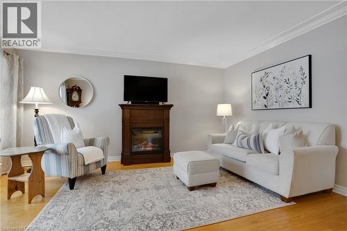 14 Hearth Crescent, Kitchener, ON - Indoor Photo Showing Living Room With Fireplace
