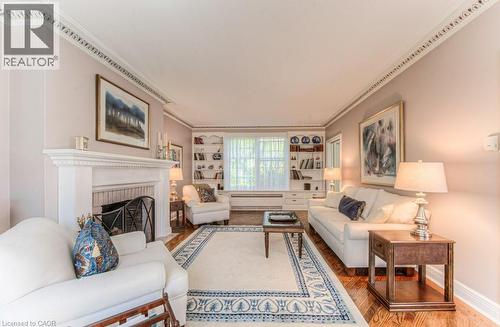 71 Rusholme Road, Kitchener, ON - Indoor Photo Showing Living Room With Fireplace