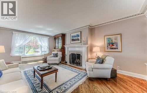 71 Rusholme Road, Kitchener, ON - Indoor Photo Showing Living Room With Fireplace