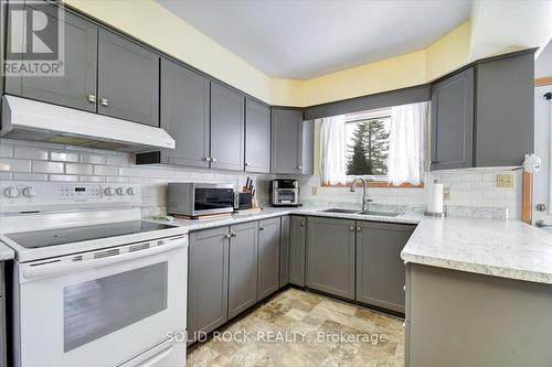 Large Window & Bright - 111 Church Street, Trent Hills, ON - Indoor Photo Showing Kitchen With Double Sink
