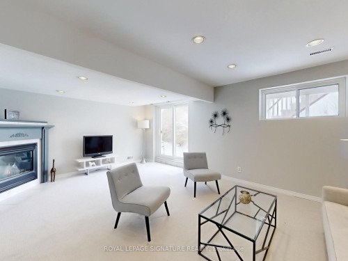 1256 Dartmoor Street, Oshawa, ON - Indoor Photo Showing Other Room With Fireplace