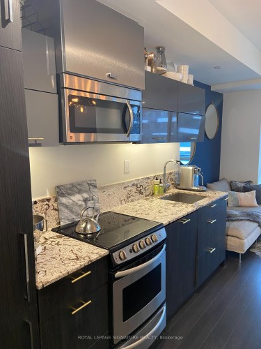 1902-290 Adelaide Street W, Toronto, ON - Indoor Photo Showing Kitchen With Upgraded Kitchen