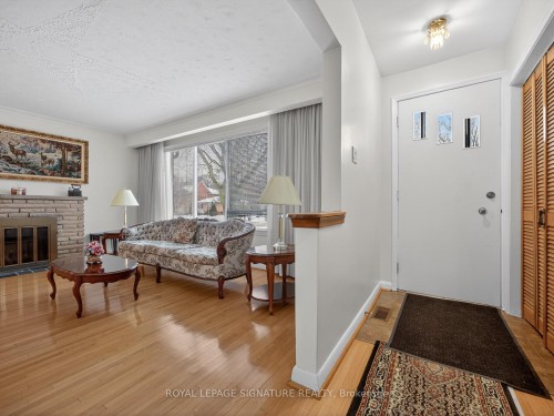 108 Churchill Avenue, Toronto, ON - Indoor Photo Showing Living Room With Fireplace