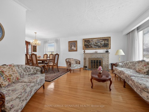 108 Churchill Avenue, Toronto, ON - Indoor Photo Showing Living Room With Fireplace
