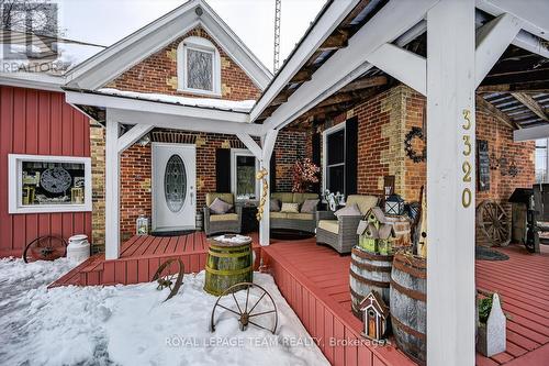 Winter View Front Verandah - 3322 Cedar Grove Road, Edwardsburgh/Cardinal, ON - Outdoor